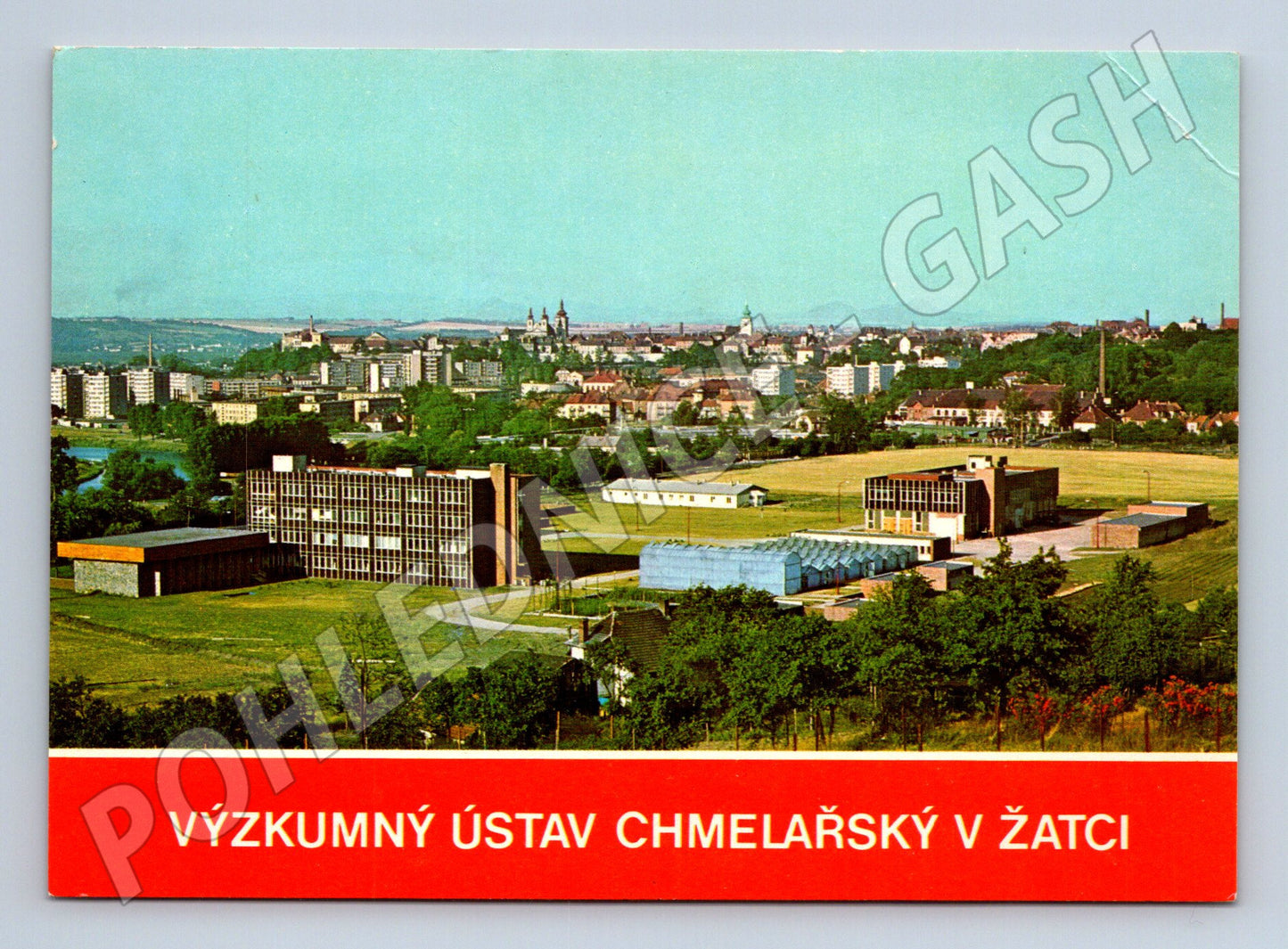 Pohlednice Žatec výzkumný ústav chmelařský (M12578)