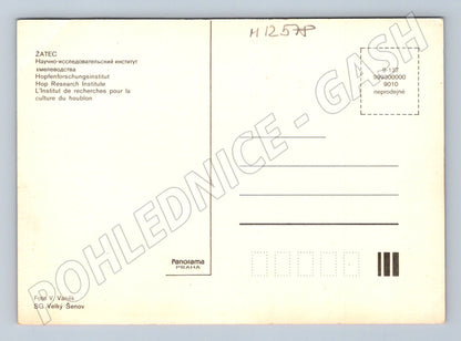 Pohlednice Žatec výzkumný ústav chmelařský (M12578)