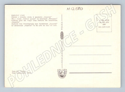 Pohlednice Karlovy Vary Jelení skok Imperial (M12580)