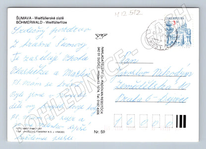 Pohlednice Šumava Weitfällerské slatě 1996 (M12582)