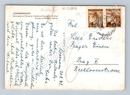 Pohlednice Sonnenhalde Rosenau 1942 (M12589)