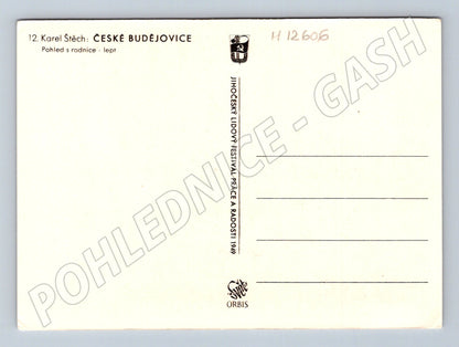 Pohlednice České Budějovice radnice (M12606)