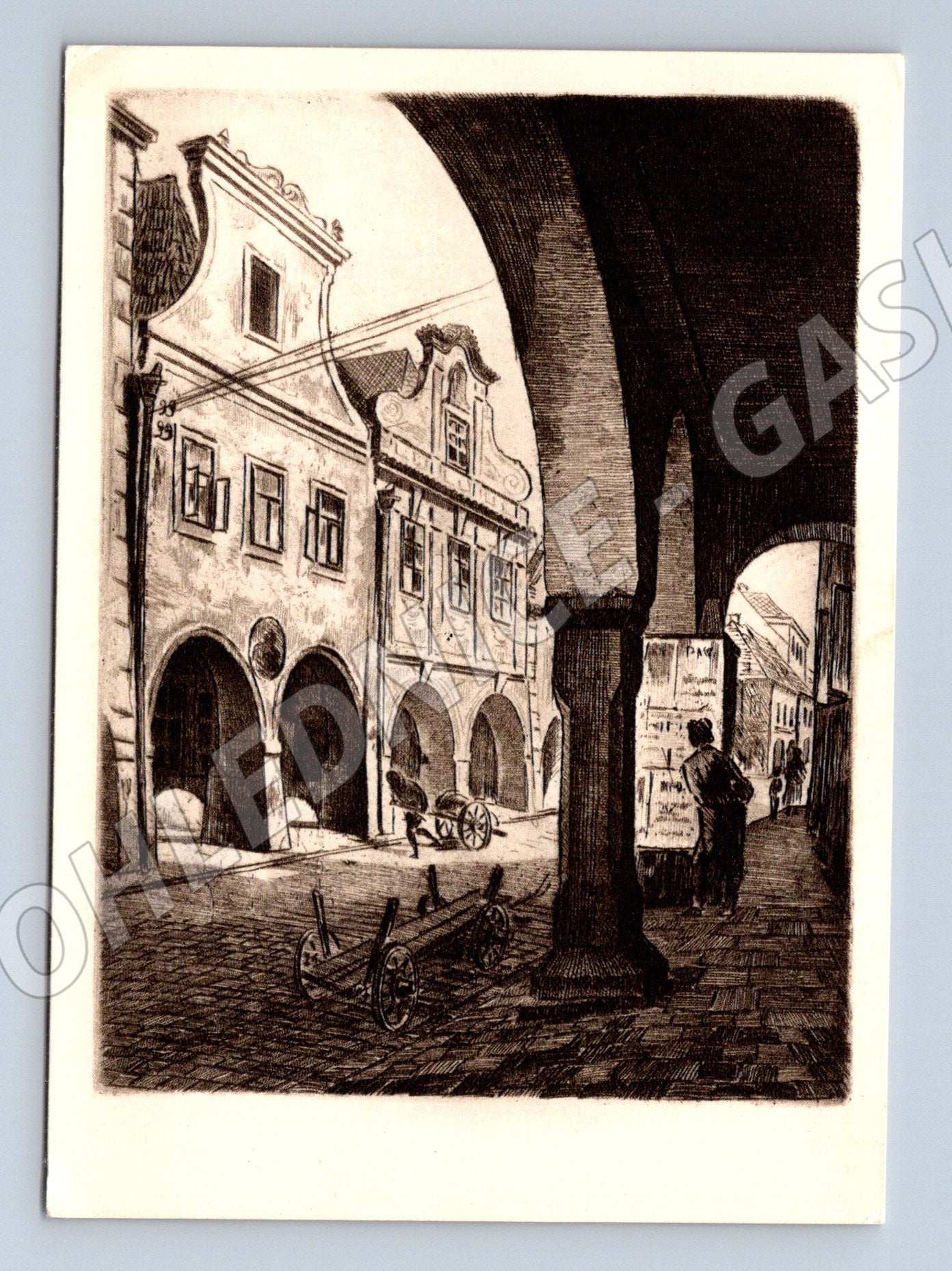 Pohlednice České Budějovice Česká ulice (M12607)