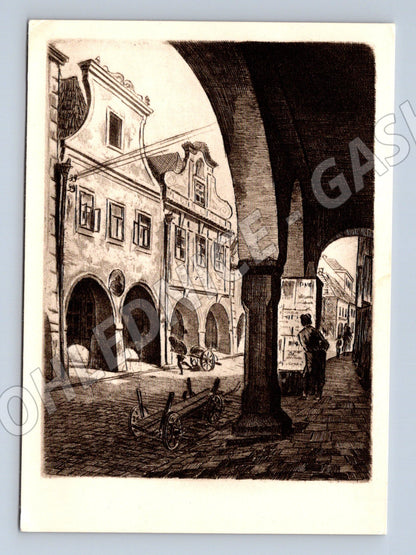 Pohlednice České Budějovice Česká ulice (M12607)