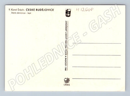 Pohlednice České Budějovice stará zbrojnice (M12608)