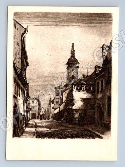 Pohlednice České Budějovice Černá věž (M12609)