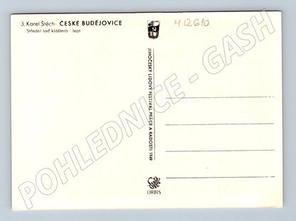 Pohlednice České Budějovice klášter (M12610)