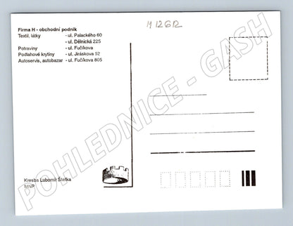 Pohlednice Jičín kresba Lubomír Štefka (M12612)