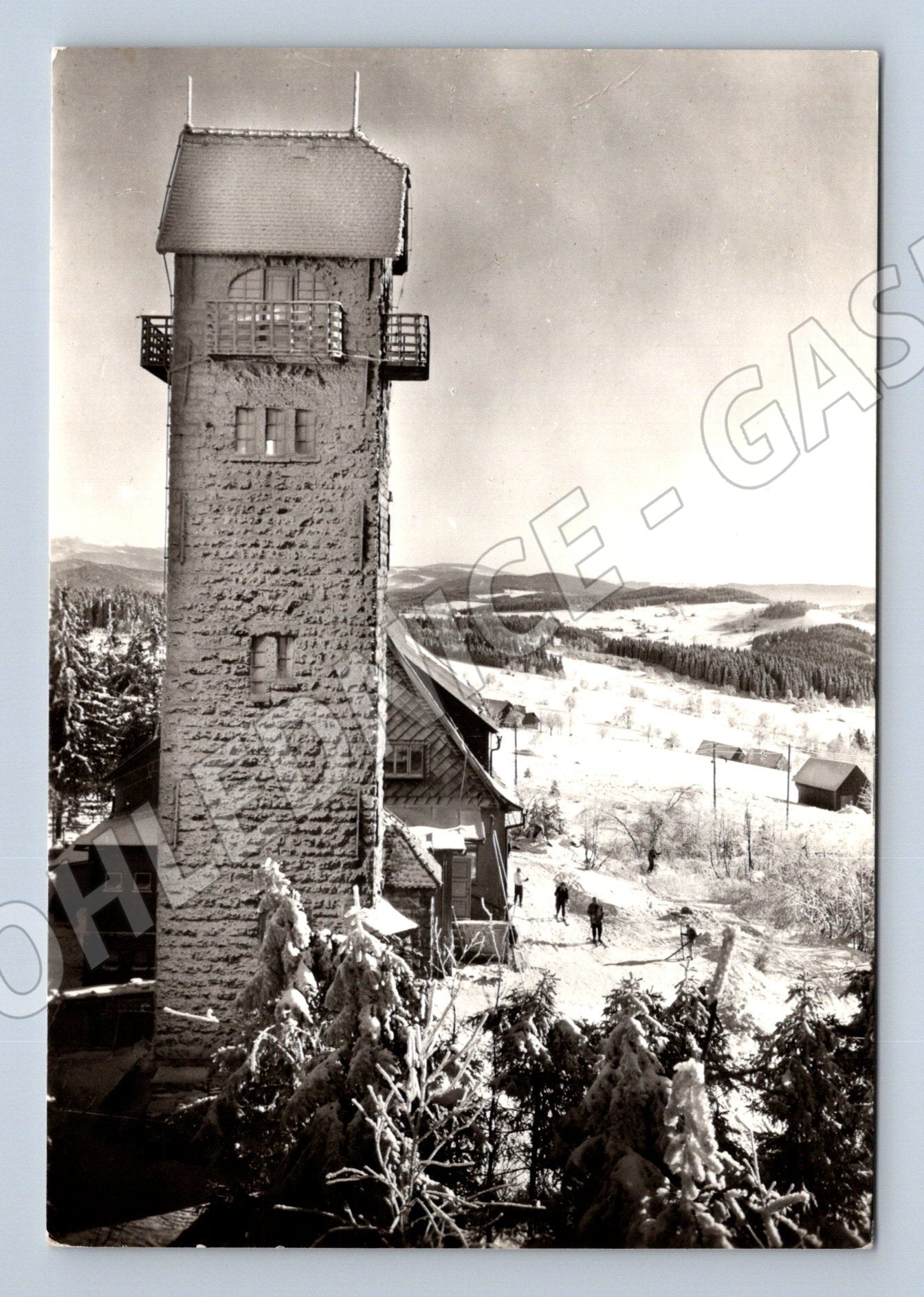 Pohlednice rozhledna Královka Jizerské hory (M12617)