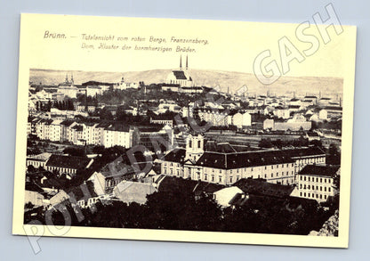 Pohlednice Brno panorama malý formát (M12618)