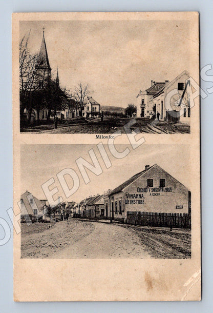 Pohlednice Staré Milovice Josef Urbich (M12640)