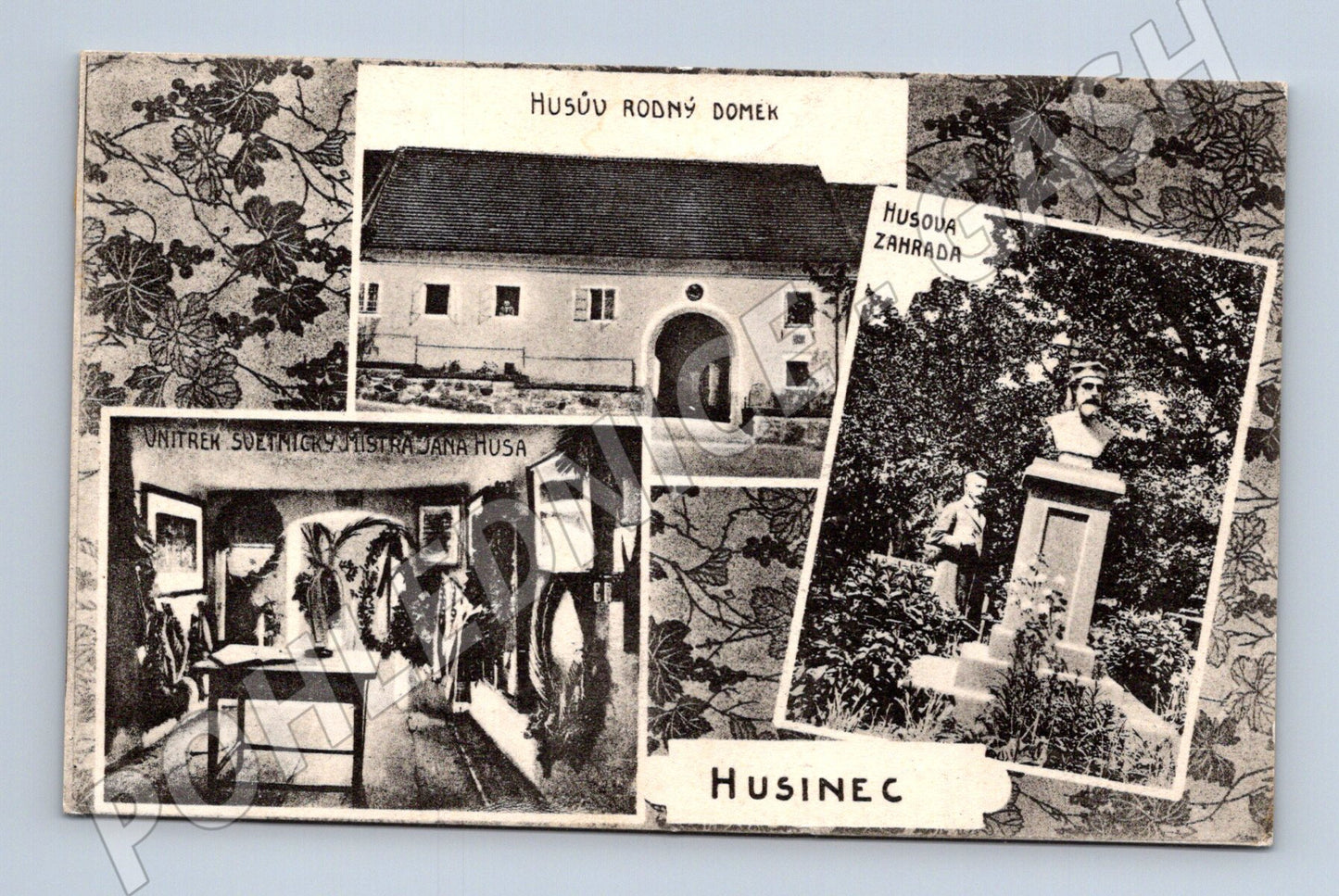 Pohlednice Husinec rodný dům Jana Husa (M12641)