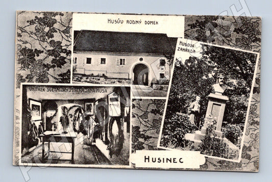Pohlednice Husinec rodný dům Jana Husa (M12641)