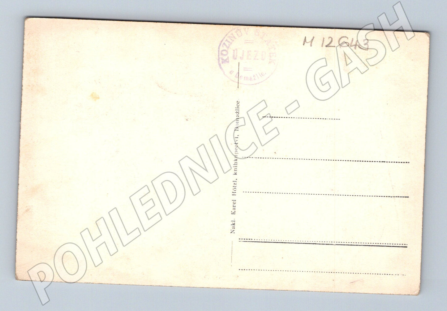 Pohlednice Újezd u Domažlic Jan Kozina (M12643)