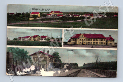 Pohlednice Šumvald vila čtvrť (M12646)