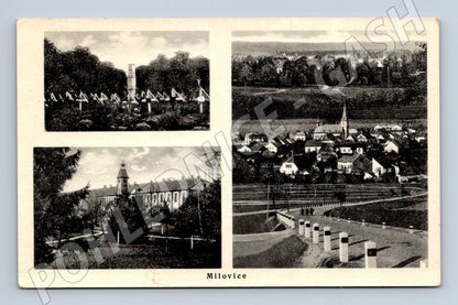 Pohlednice Milovice více záběrů (M12653)