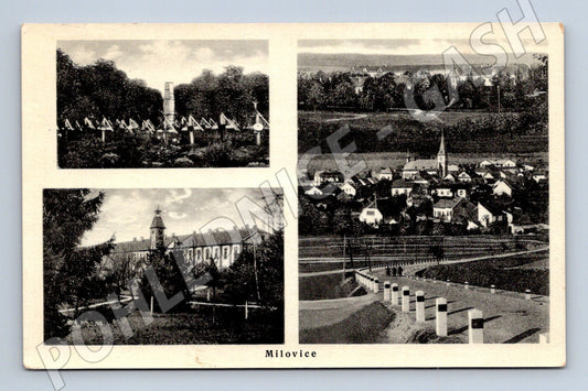 Pohlednice Milovice více záběrů (M12653)
