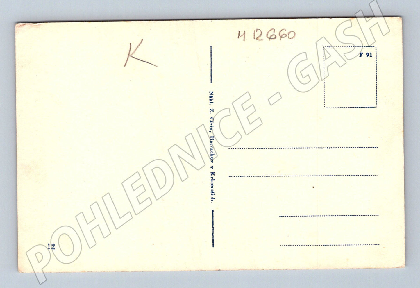 Pohlednice Harrachov vodopád (M12660)