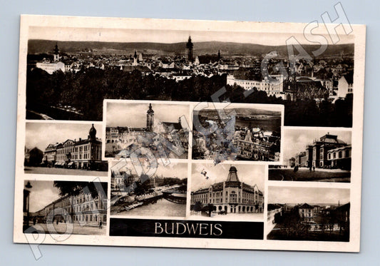 Pohlednice Budějovice Budweis více záběrů (M12662)