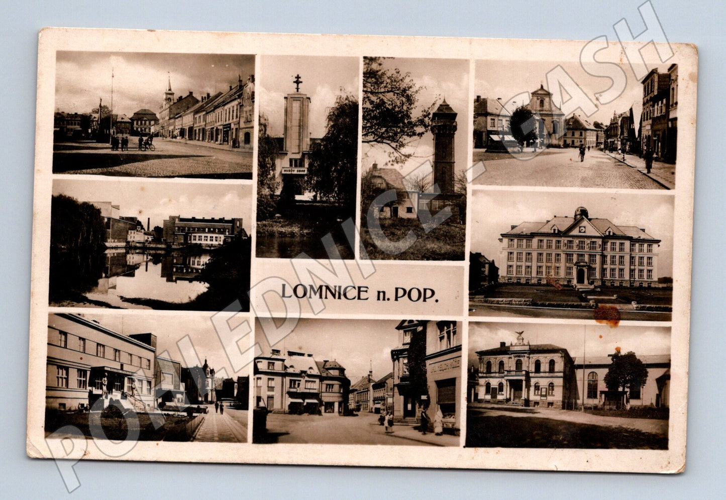 Pohlednice Lomnice nad Popelkou historická 1918 (M12665)
