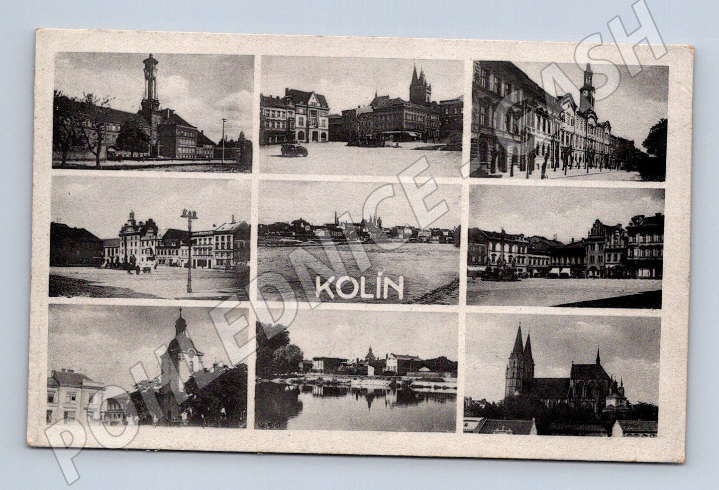 Pohlednice Kolín více záběrů 1943 (M12668)