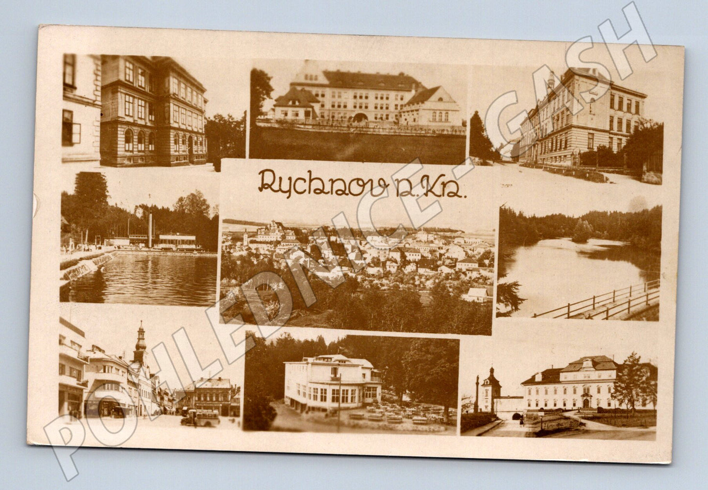 Pohlednice Rychnov nad Kněžnou více záběrů (M12669)