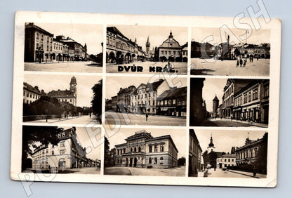 Pohlednice Dvůr Králové nad Labem koláž (M12670)