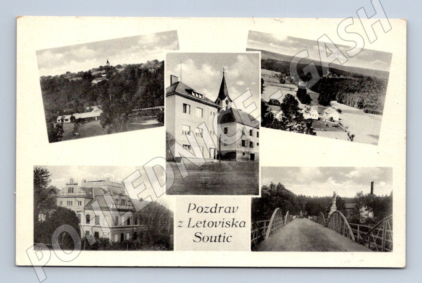 Pohlednice Pozdrav z Letoviska Soutic 1939 (M12671)