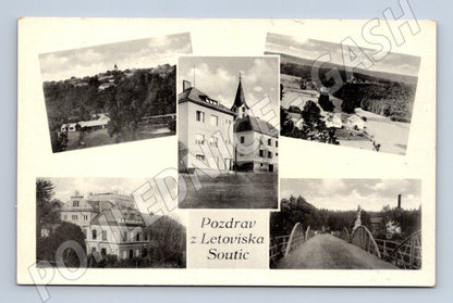 Pohlednice Pozdrav z Letoviska Soutic 1939 (M12671)