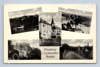Pohlednice Letovisko Soutic historická 1939 (M12672)