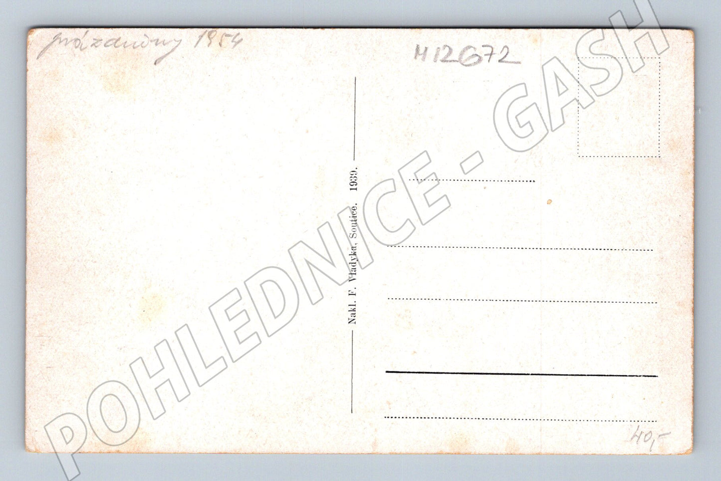 Pohlednice Letovisko Soutic historická 1939 (M12672)