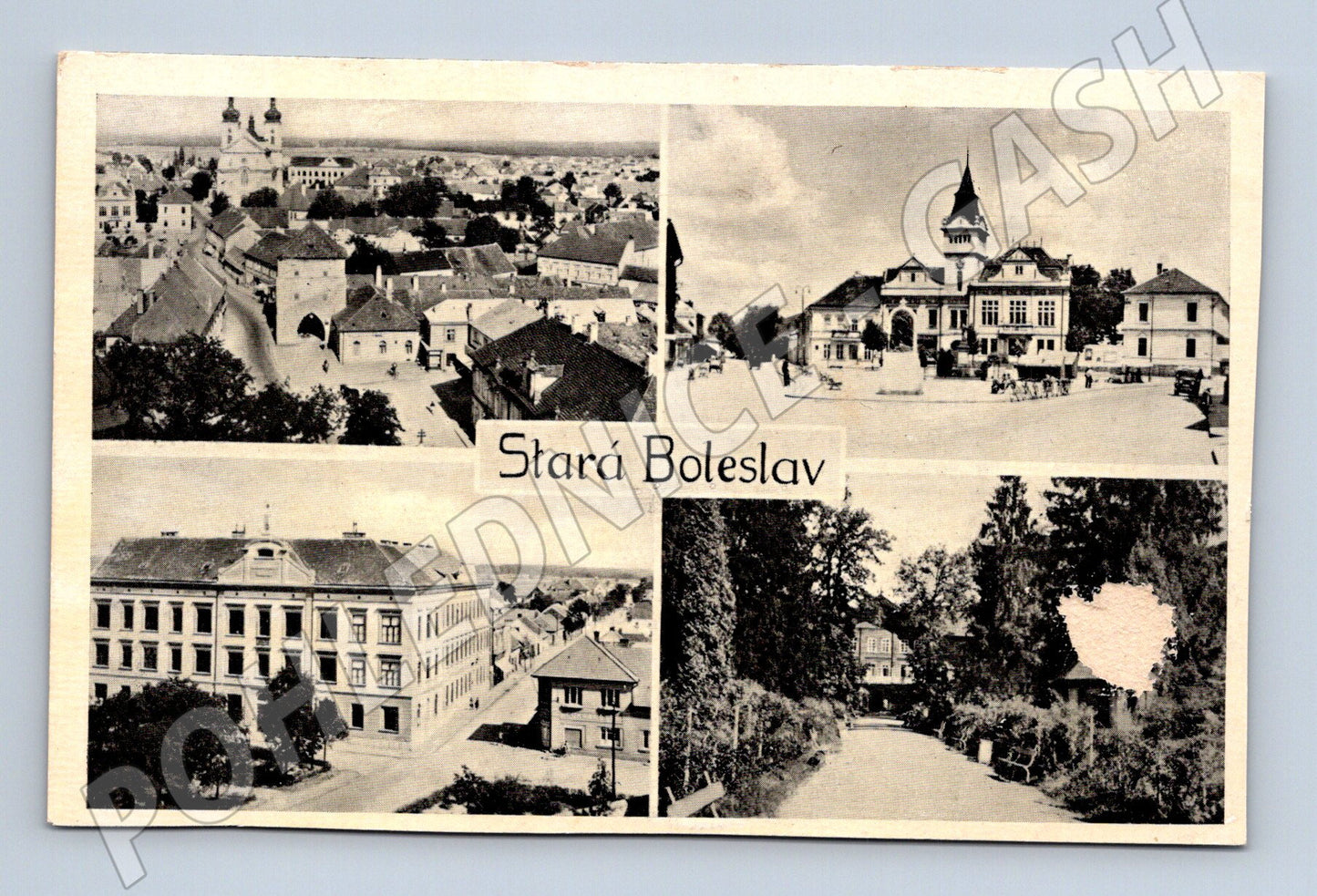 Pohlednice Stará Boleslav více záběrů (M12676)
