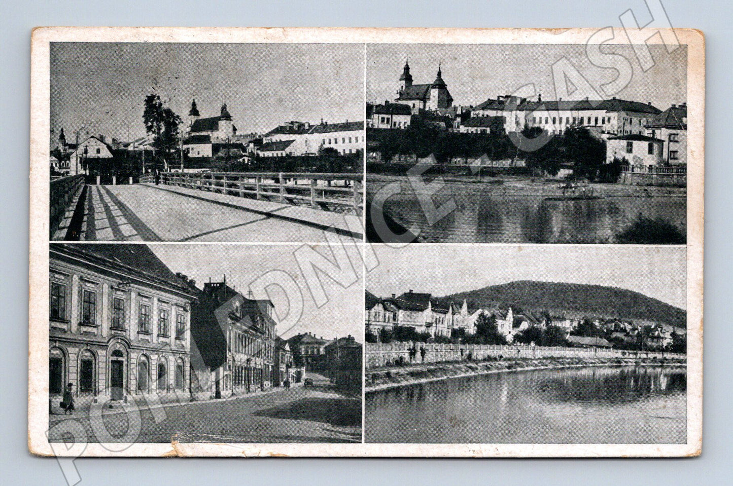 Pohlednice Hranice na Moravě čtyři pohledy (M12680)