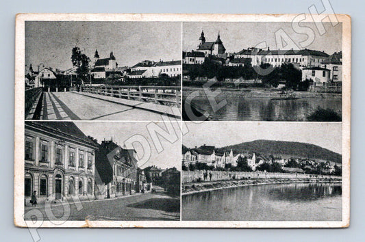 Pohlednice Hranice na Moravě čtyři pohledy (M12680)