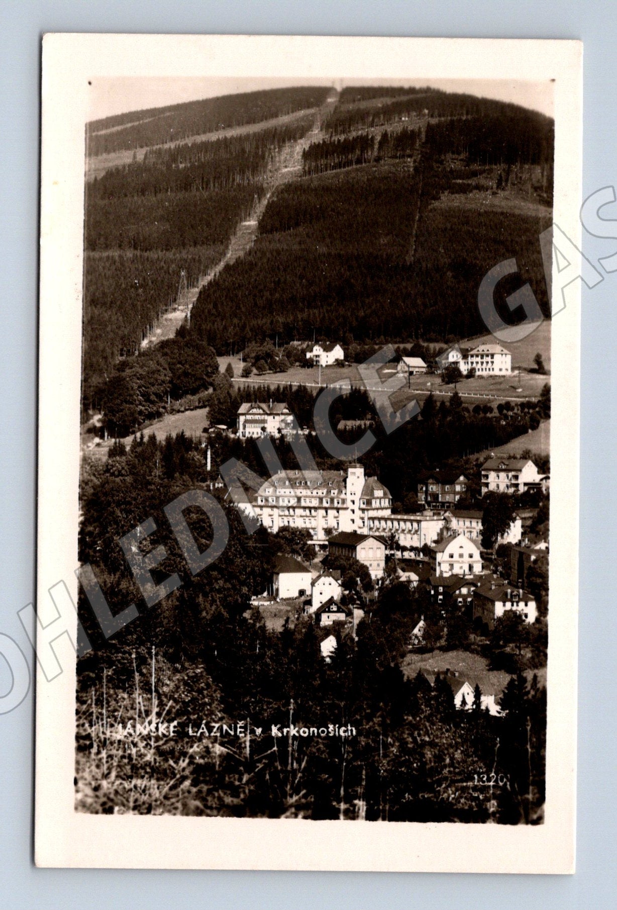 Pohlednice Janské Lázně Krkonoše 1948 (M12682)