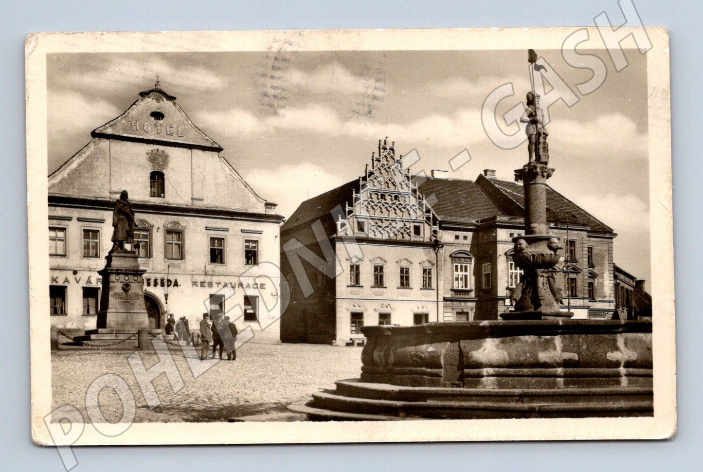 Pohlednice Tábor Žižkovo náměstí (M12689)