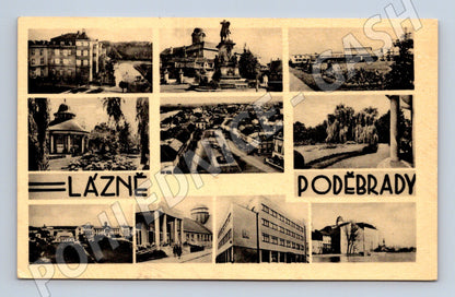 Pohlednice Poděbrady lázeňská (M12692)