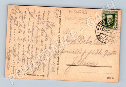 Pohlednice Františkovy Lázně koláž 1933 (M12693)
