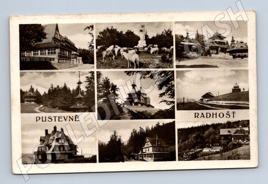Pohlednice Pustevny Radhošť více obrázků 1958 (M12696)