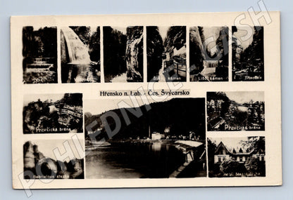 Pohlednice Hřensko Pravčická brána České Švýcarsko (M12697)