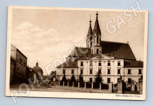 Pohlednice Kroměříž Maximiliánova třída (M12705)