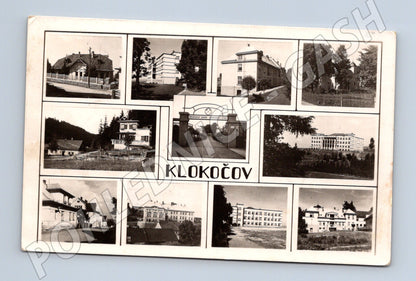 Pohlednice Klokočov koláž předválečná (M12712)