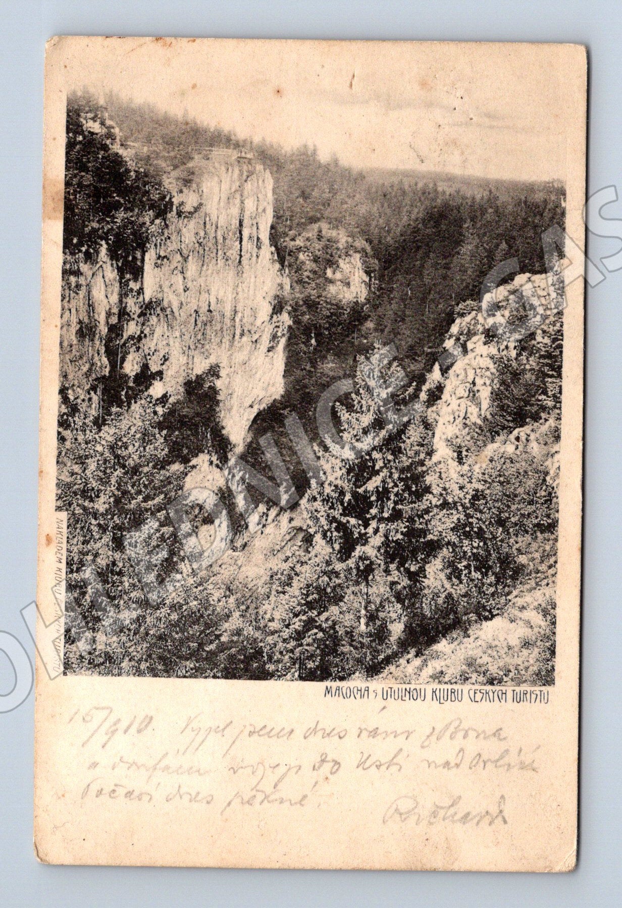 Pohlednice Macocha Rakousko-Uhersko (M12717)