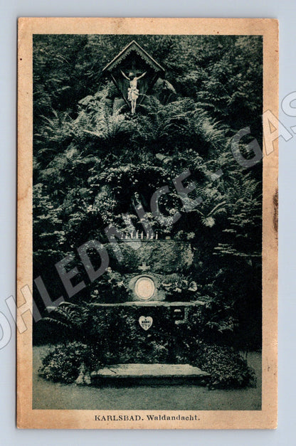 Pohlednice Karlovy Vary Waldandacht (M12733)