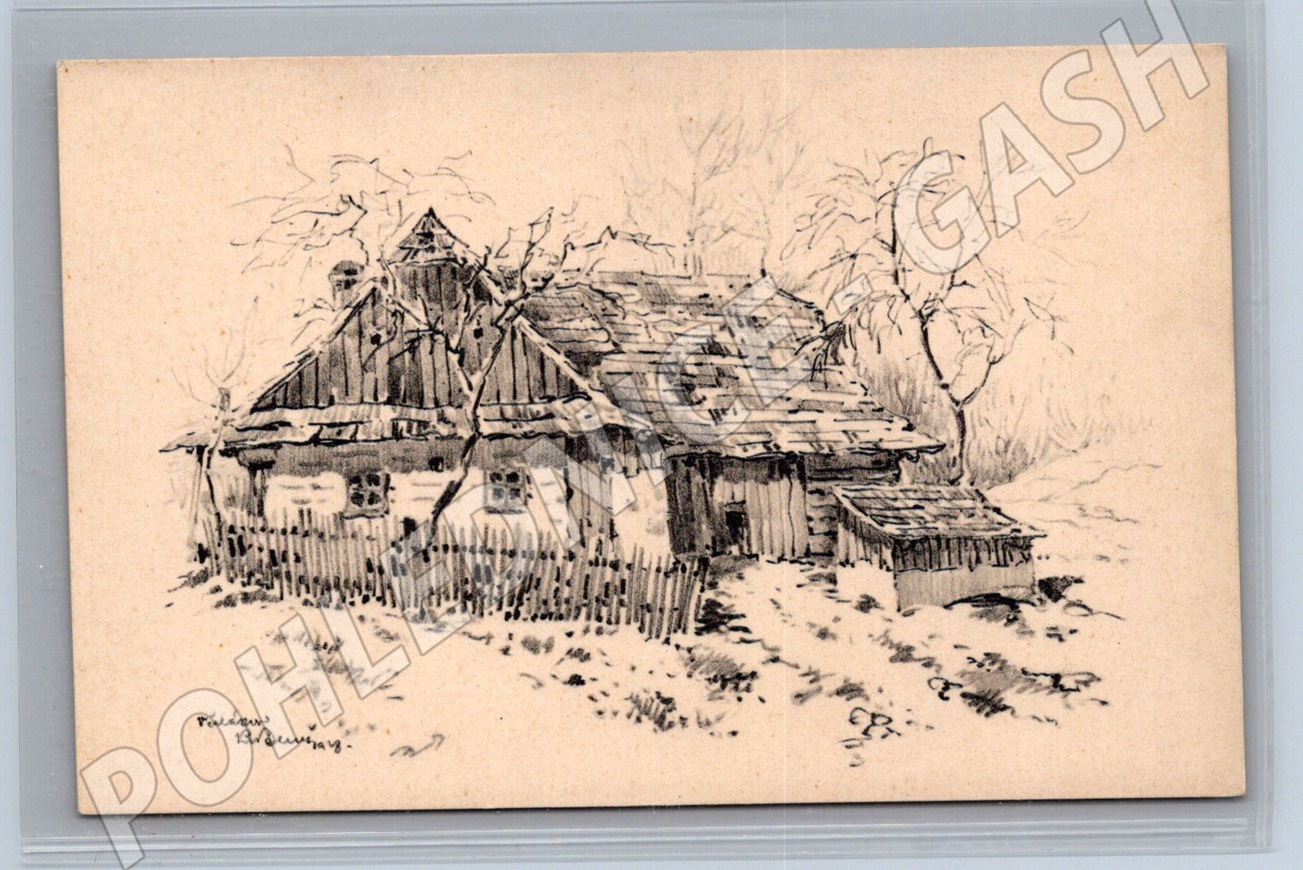 Pohlednice Včelákov Karel Beneš Z českého venkova do 1950 (M12746)
