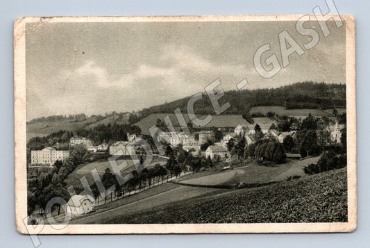 Pohlednice Jeseník Gräfenberg stará malý formát do 1950 (M12748)