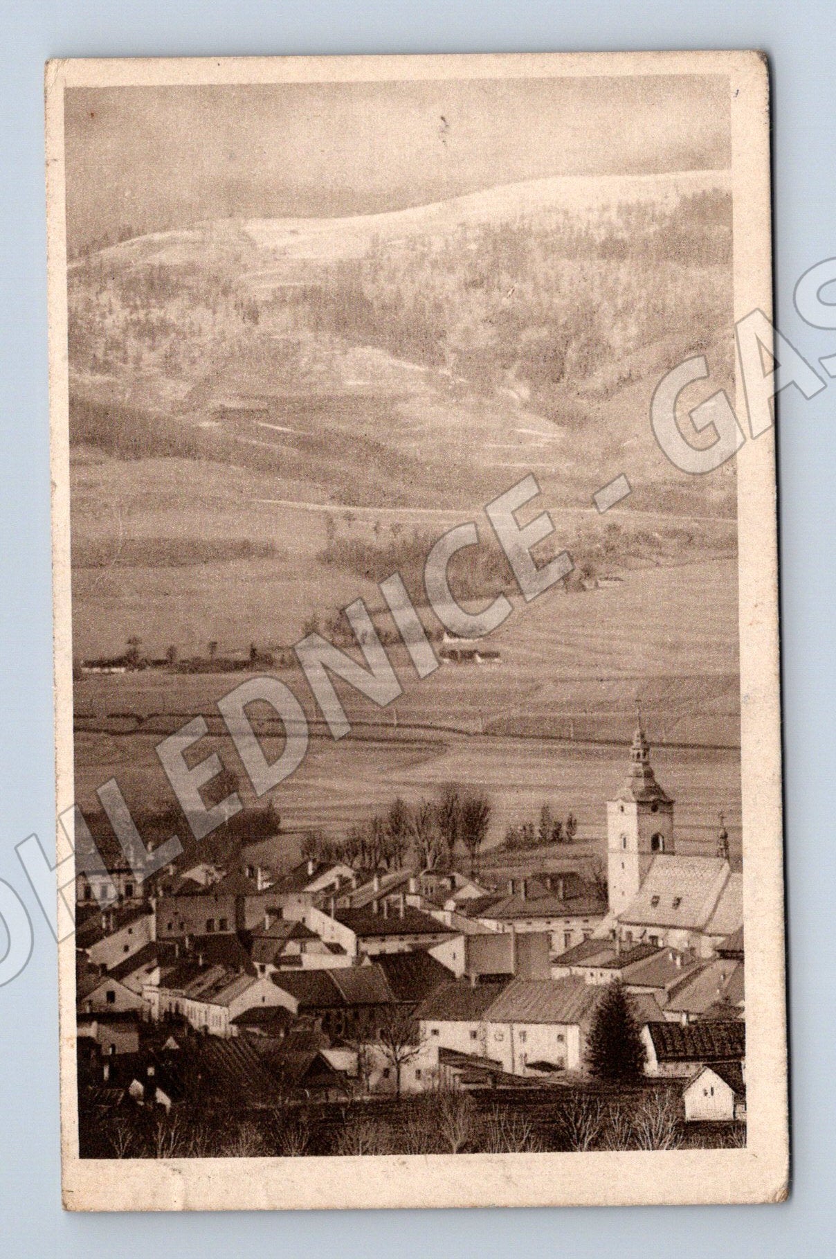Pohlednice Jablunkov historická 1933 malý formát (M12749)