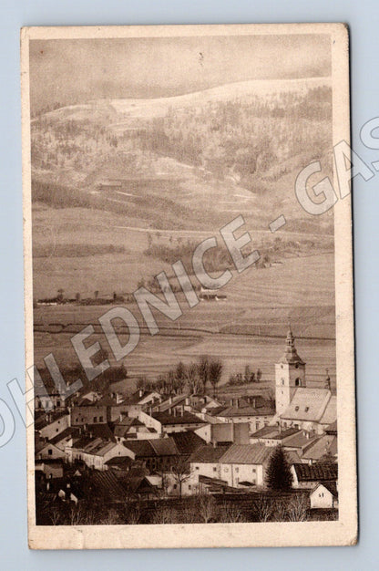 Pohlednice Jablunkov historická 1933 malý formát (M12749)