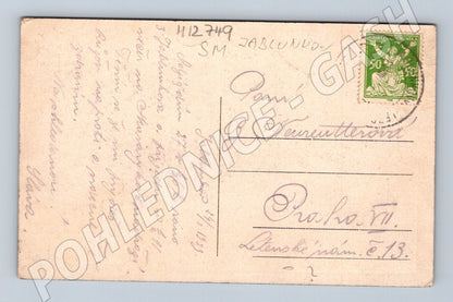 Pohlednice Jablunkov historická 1933 malý formát (M12749)