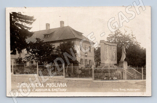 Pohlednice Jabkynická myslivna pomník muzeum B. Smetany (M12758)